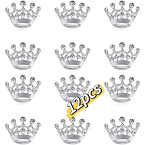 Lot of small crown brooch pins for women men set fashion elegant noble golden silver crown brooches pin for women's ladies brooches bulk