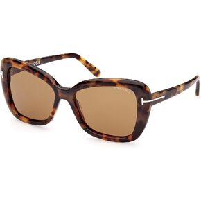 Sunglasses Tom Ford FT 1008 Maeve 55J Shiny Coloured Havana,"t" Logo/Brown Le in Saudi Arabia