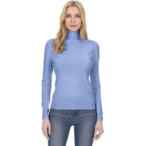 State Fusio Ribbed Turtleneck Sweater Merino Wool Long Sleeve High Neck Pullover for Women…