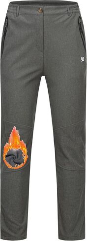 Little Donkey Andy Softshell Fleece Lined Cargo Pants for Women Water Resistance Outdoor Hiking Tactical Trousers in Kuwait