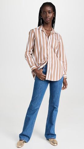 Frank & Eileen Women's Boyfriend Button-Up Shirt in Kuwait
