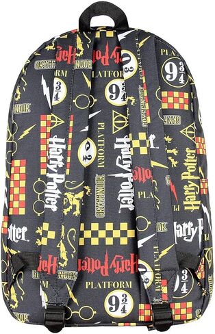 حقيبة ظهر مدرسية للاب توب من عالم هاري بوتر هوجورتس من ويزاردينج وورلد, أسود in Kuwait