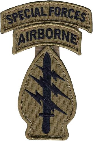 Special Forces OCP Patch with Airborne, Special Forces, Tabs and Hook Fastener - No Space (EA) in Saudi Arabia