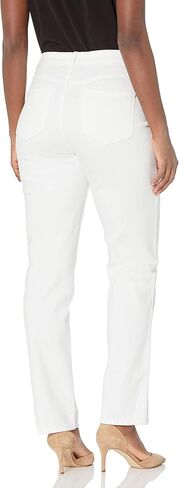 Gloria Vanderbilt womens Amanda Classic High Rise Tapered Jean, Vintage White, 14 Petite Regular in Saudi Arabia