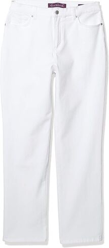 Gloria Vanderbilt womens Amanda Classic High Rise Tapered Jean, Vintage White, 14 Petite Regular in Saudi Arabia