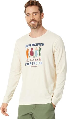 الحياة جيدة محفظة صيد متنوعة بأكمام طويلة Crusher-Lite™ Tee Putty White 2XL in Kuwait