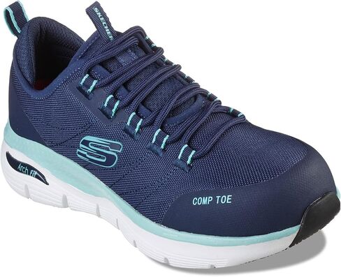 عمل نسائي من Skechers، مقاس مناسب للقوس - حذاء رياضي من Ebinal SR مركب عند أصابع القدم in Saudi Arabia