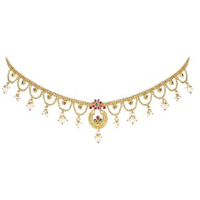 Aheli Tradional عرقي Kundan الخصر البطن سلسلة الهندي التقليدية بوليوود مجوهرات للنساء الفتيات, معدن, لا توجد معلومات in Saudi Arabia