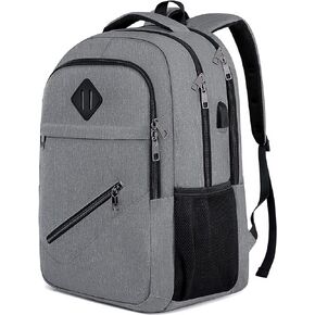 BIKROD Backpack, School Backpacks for Teen Boys & Girls, Student Bookbag Fits 15.6 Inch Laptop with USB Charging Port, Water Resistant Travel Backpack, Durable Anti Theft Computer Bag Gifts Men Women