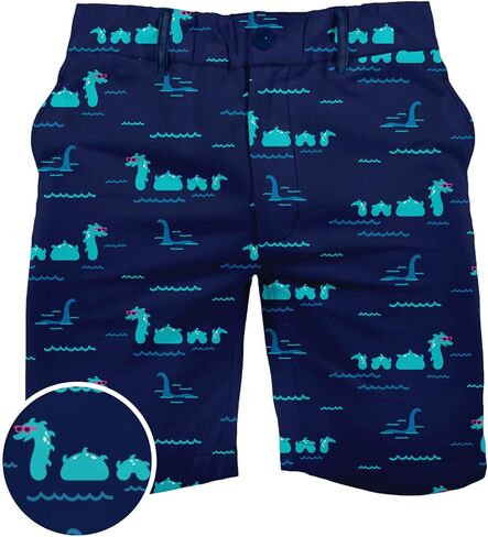 Tipsy Elves Classic-Fit Golf Shorts for Men - Colorful Men’s Athletic Short Pants - Ultra Soft Feel with 4 Way Stretch in Kuwait