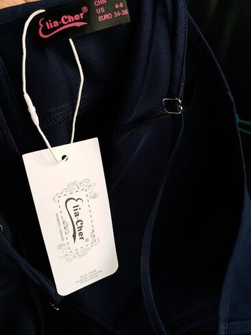 Eliacher Women's Deep V Neck Adjustable Spaghetti Straps Summer Dress Sleeveless Sexy Backless Party Dresses with Pockets in Kuwait