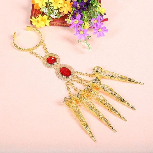 سوار من الذهب المصري الغجري للرقص الشرقي للنساء من AvaCostume مع أظافر الأصابع in Kuwait