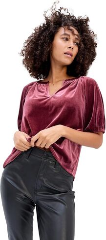 GAP Women's Short Puff Sleeve Top Blouse Shirt in Kuwait