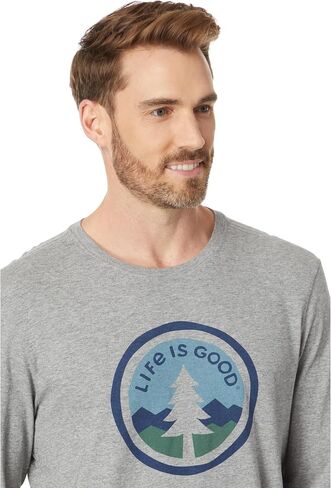 Life is Good Tree Coin Long Sleeve Crusher-Lite™ Tee in Saudi Arabia