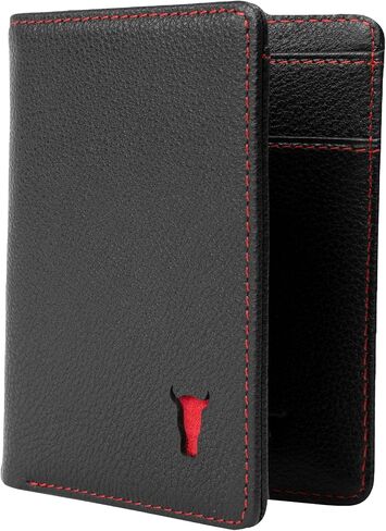 TORRO Genuine USA Leather Men’s Billfold Wallet [RFID Blocking] [5 Credit Card Slots] [1 Microfibre Lined Cash Compartment] [Slim Profile] [Bifold] in Kuwait
