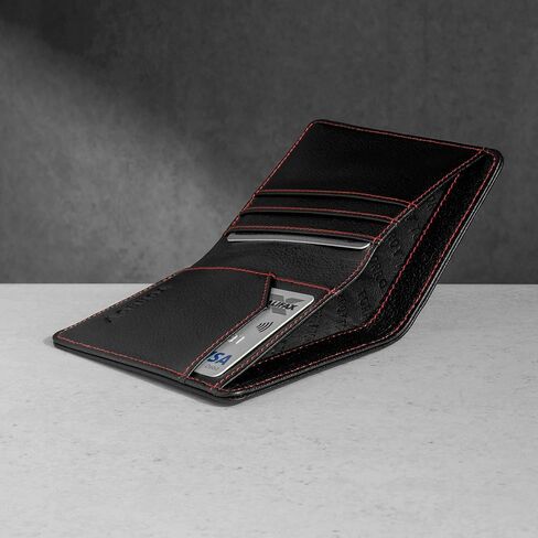 TORRO Genuine USA Leather Men’s Billfold Wallet [RFID Blocking] [5 Credit Card Slots] [1 Microfibre Lined Cash Compartment] [Slim Profile] [Bifold] in Kuwait