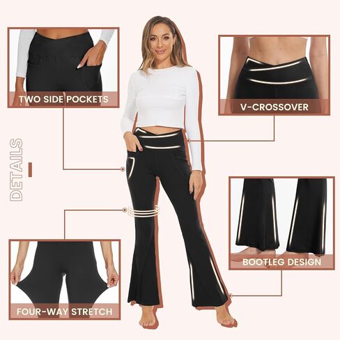 QGGQDD طماق اليوغا مضيئة الوردي in Kuwait