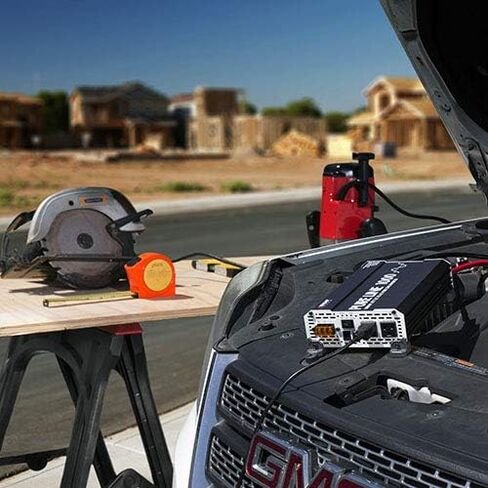 واجان EL3808 محول طاقة بيور لاين 2000 وات تيار مستمر 12 فولت إلى 110 فولت تيار متردد للسيارة محول طاقة موجة جيبية نقية للمنزل RV التخييم فان الحياة خارج الشبكة ETL معتمد in Kuwait