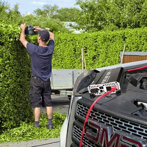 واجان EL3808 محول طاقة بيور لاين 2000 وات تيار مستمر 12 فولت إلى 110 فولت تيار متردد للسيارة محول طاقة موجة جيبية نقية للمنزل RV التخييم فان الحياة خارج الشبكة ETL معتمد in Kuwait