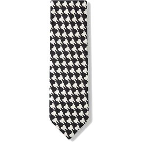 Men's Black & White Microfiber Dentist Teeth Necktie Neck Tie Neckwear in Kuwait