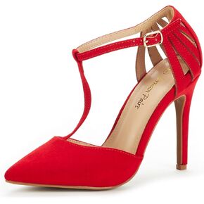 DREAM PAIRS Women's Oppointed-Mary Pump Shoe