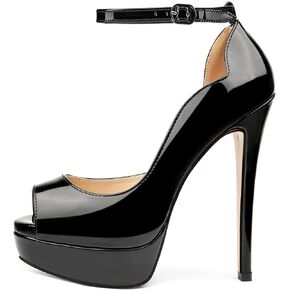 MERUMOTE Women's Platform Stiletto Heels Shoes Peep Toe Pumps 6 inch Heels for Dress Wedding Party in Saudi Arabia