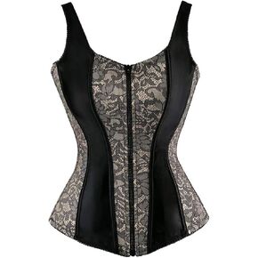 DKCHENH women sexy strap lace up corsets and bustiers top overbust shaper