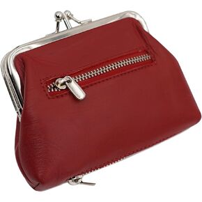 AG Wallets Genuine Leather Womens Small Purse (Forest Green)