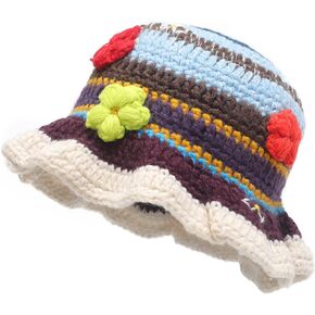 ZLYC Women Winter Bucket Hat Fashion Knit Cloche Hat Solid Color Warm Crochet Cap in Kuwait