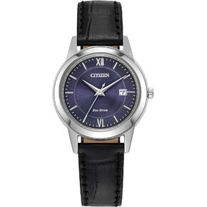 Citizen Ladies' Eco-Drive Classic Leather Strap Watch with 3-Hand Date