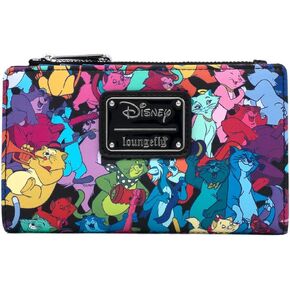 Loungefly Disney Aristocats Jazzy Cats Faux Leather Flap Wallet in Saudi Arabia