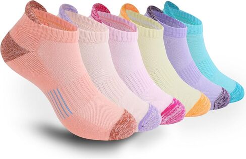 Ｋ・ＮＩＶＥ Ankle Running Socks For Womens Athletic No Show Socks Cushioned Sole Socks 6 Pairs in Saudi Arabia