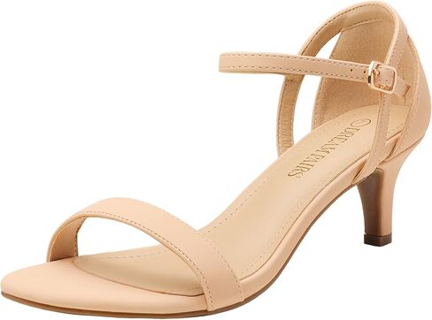 صنادل نسائية من DREAM PAIRS بكعب عالٍ مفتوح من الأمام من Lexii Fashion in Kuwait