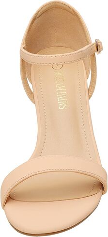 صنادل نسائية من DREAM PAIRS بكعب عالٍ مفتوح من الأمام من Lexii Fashion in Kuwait