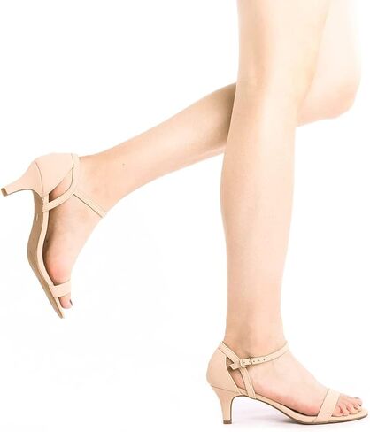 صنادل نسائية من DREAM PAIRS بكعب عالٍ مفتوح من الأمام من Lexii Fashion in Kuwait