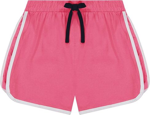Pink Velvet Girls Athletic Running Shorts - Workout Short 3-Pack- Flowy Cotton Sport Shorts in Saudi Arabia