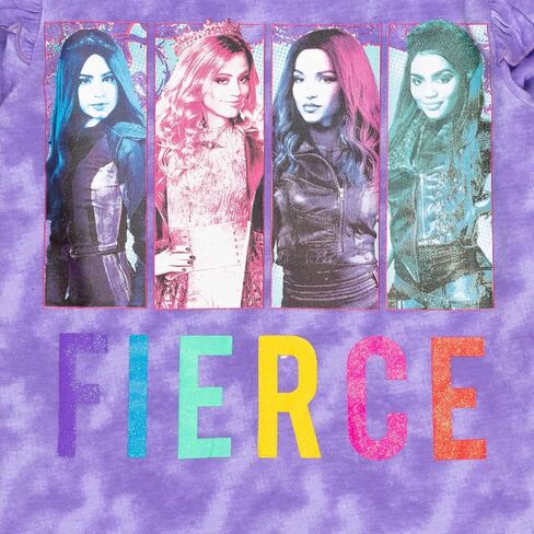 مجموعة تي شيرتات Disney Zombies Descendants Zed Addison Girls مكونة من قطعتين من الأطفال الصغار إلى الأطفال الكبار in Kuwait