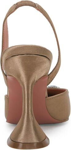 VETASTE المرأة عالية الكعب كريستال Slingback مضخات وأشار اصبع القدم Strappy ومثلث الكعب حفل زفاف العروس حذاء بكعب in Kuwait