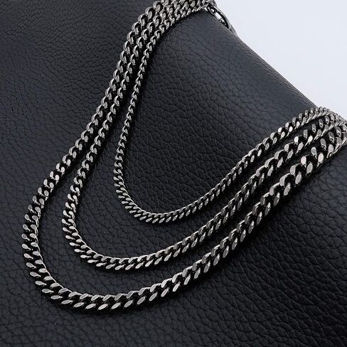 newtro Heavy Duty Wallet Chain Men Women Boy Girl, Biker Motorcycle Pants Jean Punk Goth Key Chain Black Gold Silver TH in Kuwait