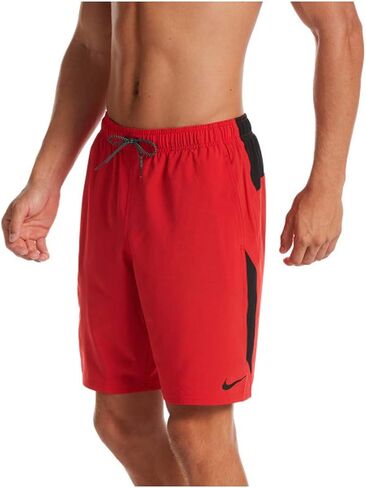 Nike Swim Men's Contend 9-inch Volley Board Shorts University Red in Saudi Arabia