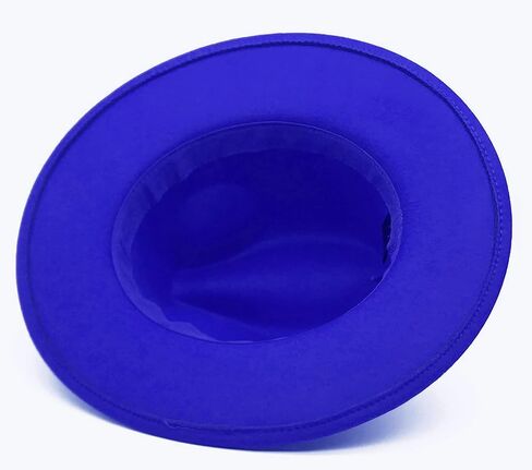 قبعات فيدورا سوداء من Qkrlamx للنساء قبعة من الصوف بنما مع شريط لؤلؤي قبعة عريضة الحافة قبعة تريلبي كلاسيكية in Kuwait