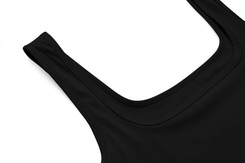 قميص نسائي Y2K أساسي للتمرين بطبقتين بدون أكمام ورقبة مربعة، قميص رياضي بدون أكمام لليوجا والتمارين الرياضية in Kuwait