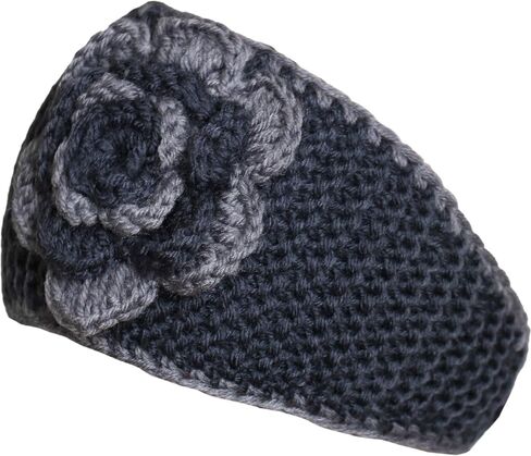 KMystic Winter Two Tone Flower Headband in Kuwait