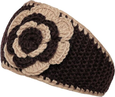 KMystic Winter Two Tone Flower Headband in Kuwait