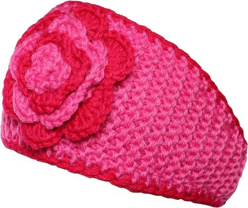 KMystic Winter Two Tone Flower Headband in Kuwait
