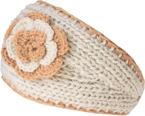 KMystic Winter Two Tone Flower Headband in Kuwait