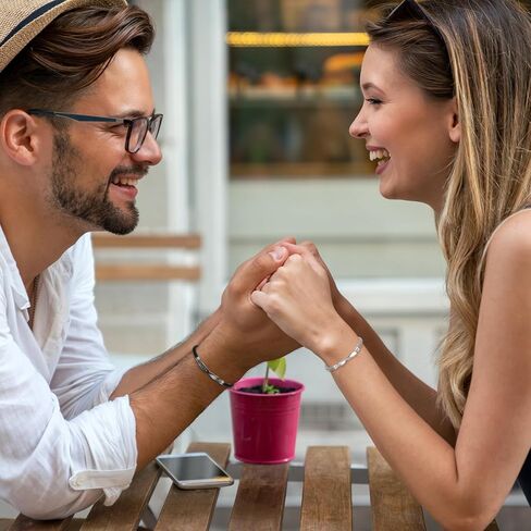 Vxddy أساور الأزواج دوامة 925 الفضة وعد مطابقة سوار له ولها زوجين مجموعات المجوهرات قابل للتعديل المشاركة الزواج الزفاف هدايا لطيف in Kuwait