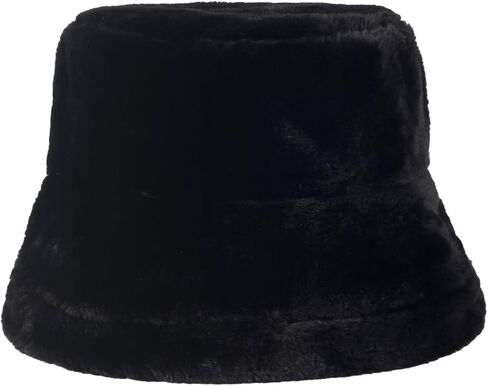 HH HOFNEN Winter Bucket Hat Fluffy Faux Fur Fisherman Plush Warm Hats Cute Fuzzy Bucket Hat for Women in Kuwait