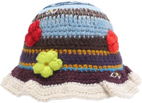 ZLYC Women Winter Bucket Hat Fashion Knit Cloche Hat Solid Color Warm Crochet Cap in Kuwait