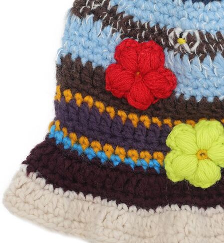 ZLYC Women Winter Bucket Hat Fashion Knit Cloche Hat Solid Color Warm Crochet Cap in Kuwait